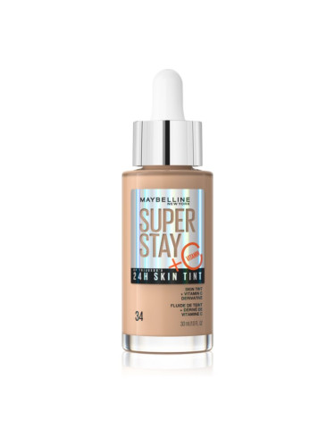 MAYBELLINE NEW YORK SuperStay Vitamin C Skin Tint серум да уеднакви цвета на кожата цвят 34 30 мл.