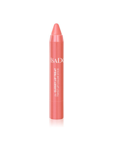 IsaDora Glossy Lip Treat Twist Up Color овлажняващо червило цвят 09 Beach Peach 3,3 гр.