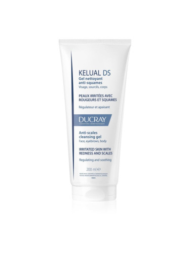 Ducray Kelual DS Anti-Scales Cleansing Gel почистващ гел за лющеща се и раздразнена кожа 200 мл.