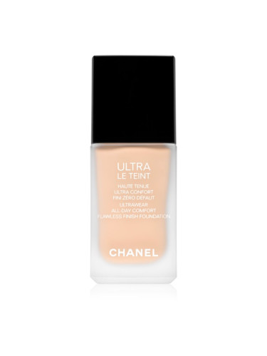 Chanel Ultra Le Teint Flawless Finish Foundation дълготраен матиращ фон дьо тен да уеднакви цвета на кожата цвят BR12 30 мл.