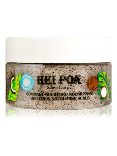 Hei Poa Tahiti Monoi Oil подхранващ скраб за тяло с кокос 260 гр.