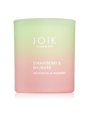 JOIK Organic Home & Spa Strawberry & Rhubarb ароматна свещ 150 гр.