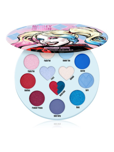 essence Harley Quinn палитра сенки за очи цвят 02 Mad Love 10,2 гр.