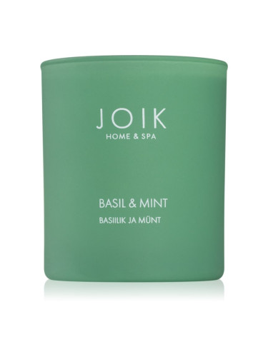 JOIK Organic Home & Spa Basil & Mint ароматна свещ 150 гр.