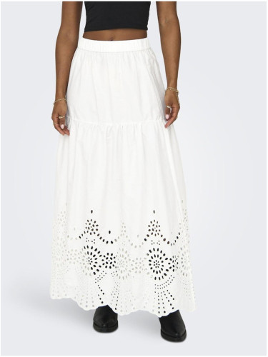 White women's maxi skirt ONLY Roxanne