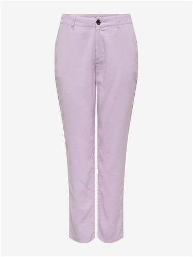 Light purple women's trousers ONLY Aris