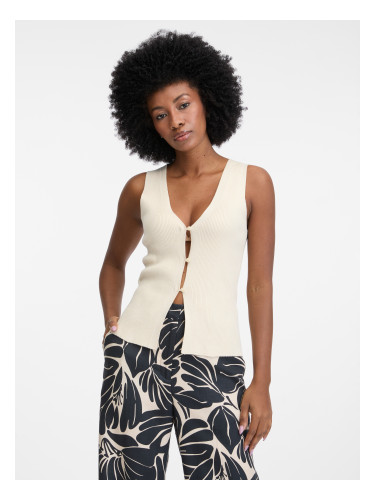 Orsay Beige Women's Gilet - Women