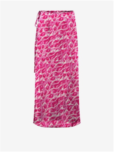 Women's pink patterned maxi skirt ONLY Nova