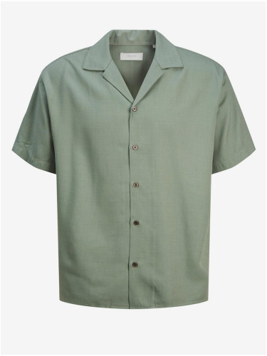 Men's Green Short Sleeve Shirt Jack & Jones Aaron - Men's