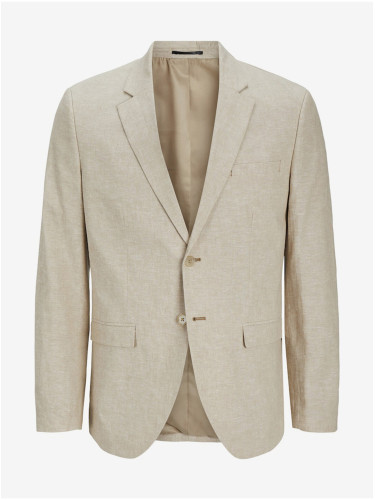 Beige men's blazer Jack & Jones Riviera - Men