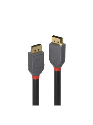 Кабел Lindy 36481, от DisplayPort(м) към DisplayPort(м), 1m, черен, 8K