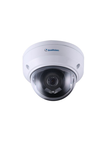 IP камера GeoVision GV-ADR2702, куполна камера, 2MP (1920x1080@25fps), H.265, H.264 и MJPEG, IR осветленост (до 30м), външна IP67, PoE