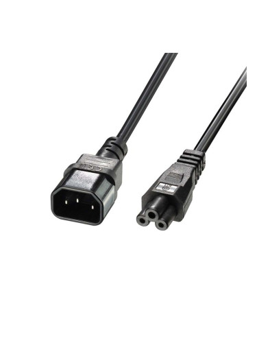 Захранващ кабел Lindy 30342, от IEC C5(м) към към IEC C14(ж), 3m