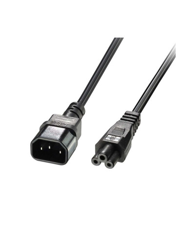 Захранващ кабел Lindy 30343, от IEC C5(м) към към IEC C14(ж), 5m