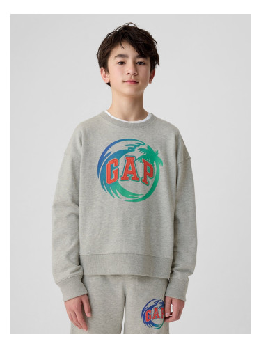 Grey boys' sweatshirt with GAP logo