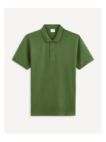 Celio Teone Men's Green Polo Shirt