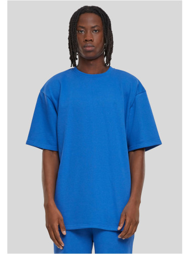 Men's Light Terry T-Shirt Crew - Blue
