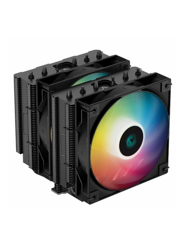 Охлаждане за процесор DeepCool AG620 BK ARGB, съвместимост със сокети Intel LGA 2066/2011-v3/2011/1700/1200/1151/1150/1155 & AMD AM5/AM4