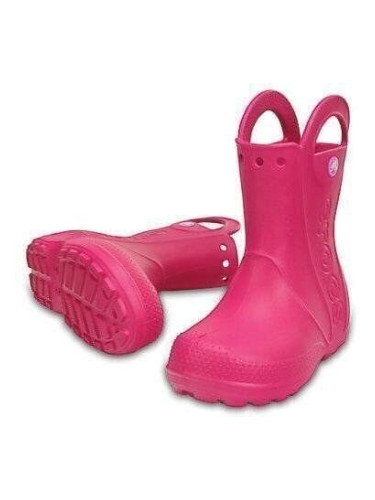 Crocs Kids' Handle It Rain Boot Candy Pink 32-33