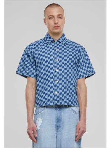 Men's shirt with print - blue
