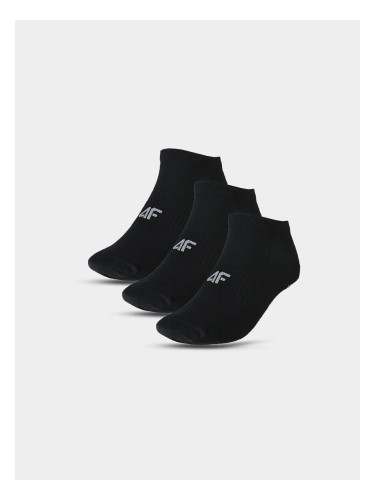 Women's Casual Ankle Socks (3 Pack) 4F - Black