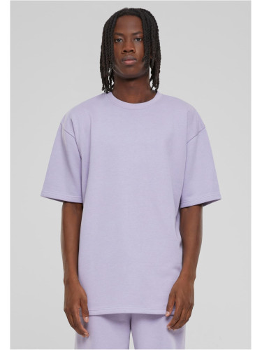 Men's Light Terry T-Shirt Crew - Purple