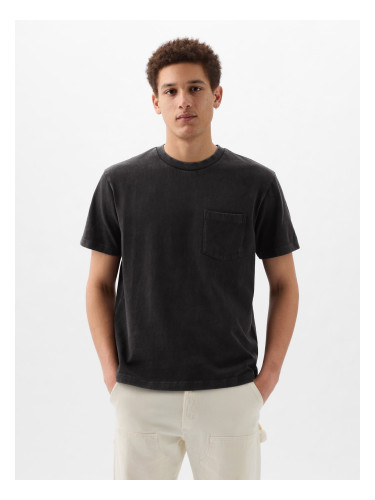 Black men's T-shirt with pocket GAP