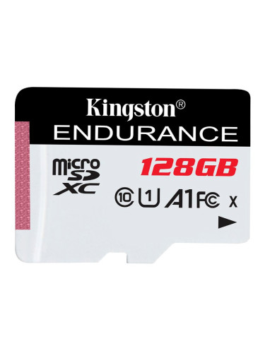 Kingston 128GB microSDXC Endurance 95R/45W C10 A1 UHS-I Card Only, EAN