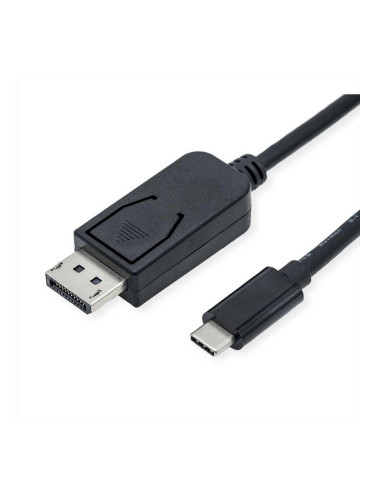 Кабел Roline 11.04.5835, от USB 3.1 Type C(м) към Display Port(м), 1m, черен, 8K@60Hz