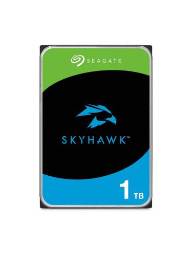 Твърд диск 1TB Seagate SkyHawk (ST1000VX013), SATA 6Gb/s, 256MB кеш, 3.5" (8.89cm)