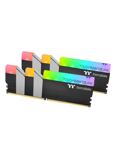 Памет 32GB (2x16GB) DDR5 6400MHz, Thermaltake Toughram RGB D5 Black, RG31D516GX2-6400C32A, 1.4V