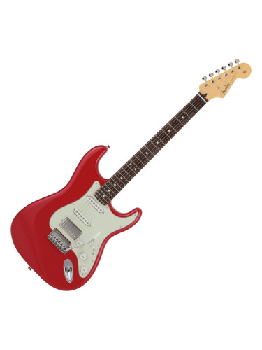 Fender MIJ Hybrid II Stratocaster HSS RW Modena Red