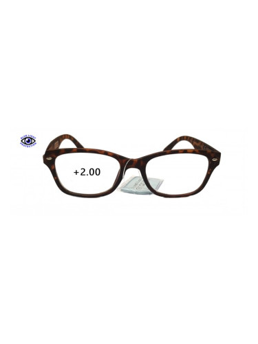 Очила за компютър (SPH + 2.00) INfocus - Blue Light. Block - Brown