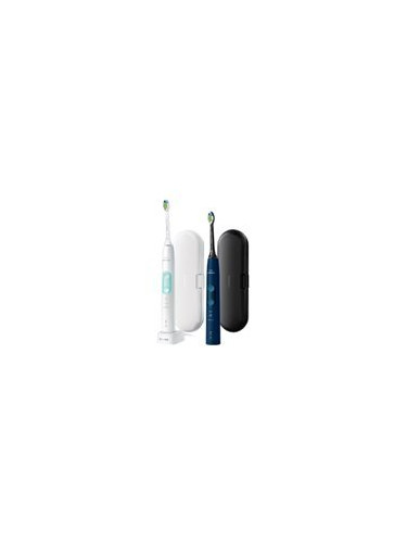 PHILIPS 2pcs Electric toothbrush Sonicare 2pcs travel cases blue white