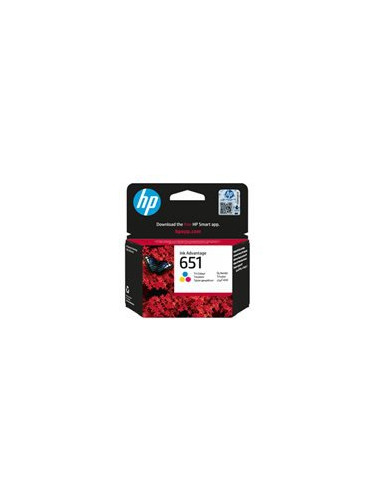 HP 651 original Ink cartridge C2P11AE BHK Tri-color