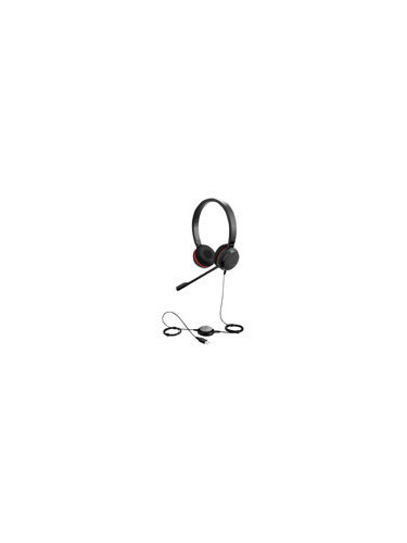 JABRA Evolve 30 II MS stereo Headset on-ear wired USB 3.5 mm jack Cert
