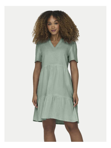 ONLY Лятна рокля Tiri-Caro 15310970 Зелен Regular Fit
