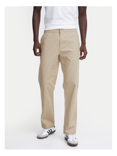 Blend Текстилни панталони 20716614 Бежов Straight Fit