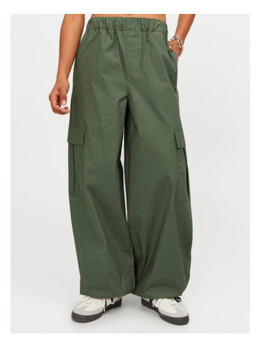 JJXX Текстилни панталони Yoko 12224655 Зелен Cargo Fit