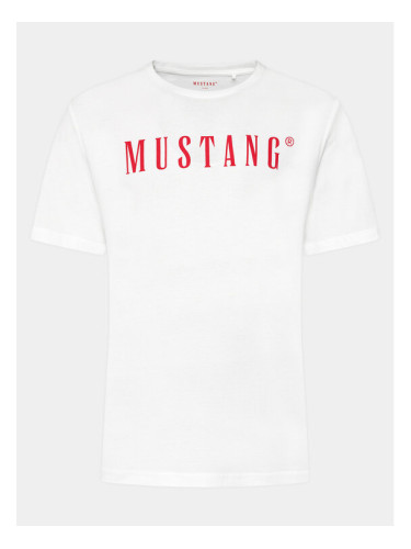 Mustang Тишърт Austin 1014695 Бял Regular Fit