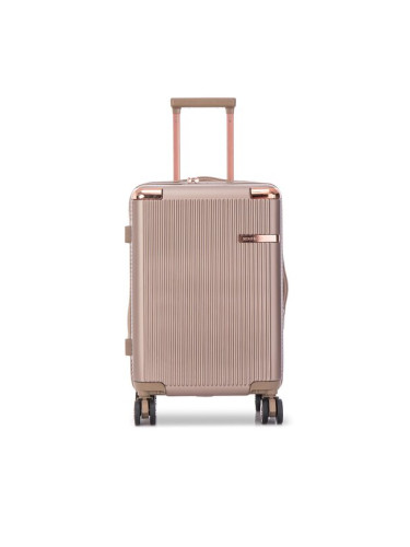 Semi Line Самолетен куфар за ръчен багаж T5666-3 Кафяв