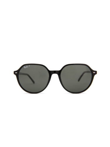 Ray-Ban Thalia Rb2195 901/58 55 - квадратна слънчеви очила, unisex, черни, поляризирани