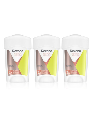 Rexona Maximum Protection Stress Control крем-дезодорант срещу силно изпотяване
