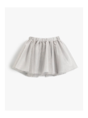 Koton Tutu Skirt Mini Glittery Lined