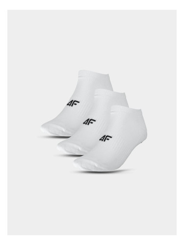 Women's Casual Ankle Socks (3 Pack) 4F - White