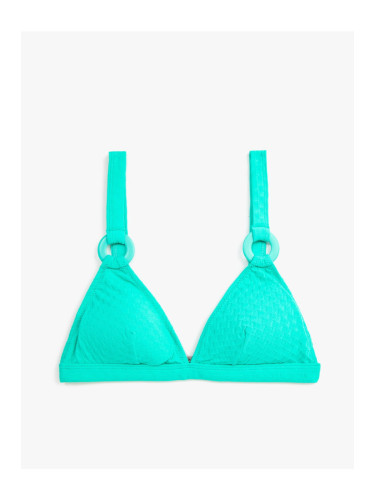 Koton Triangle Bikini Top With Accessories