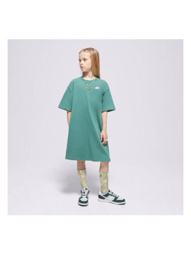 Nike Рокля Nike Sportswear Girl детски Дрехи Къси панталони и рокли FB1258-361 Зелен