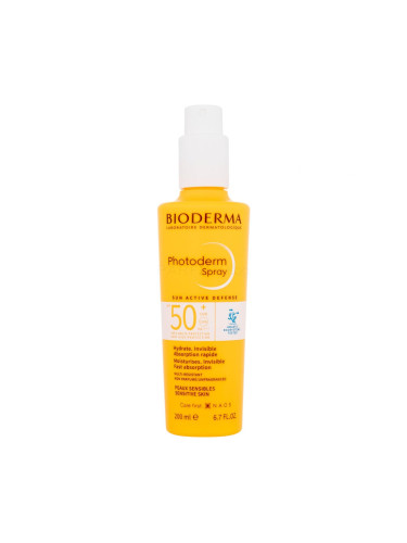 BIODERMA Photoderm Spray SPF50+ Слънцезащитна козметика за тяло 200 ml