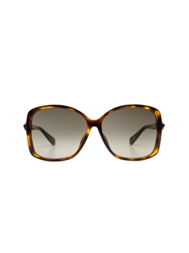 Gucci Gg0950Sa 002 61 - квадратна слънчеви очила, дамски, кафяви