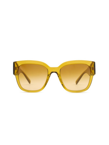 Versace 0VE 4437U 53472L 54 - квадратна слънчеви очила, дамски, жълти